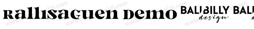 Rallisaguen Demo字体转换